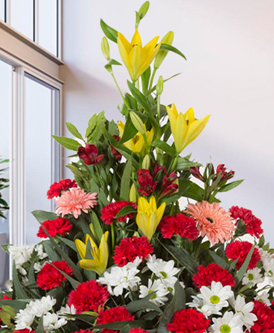 Centros de flores para enviar a tanatorio de Leganés