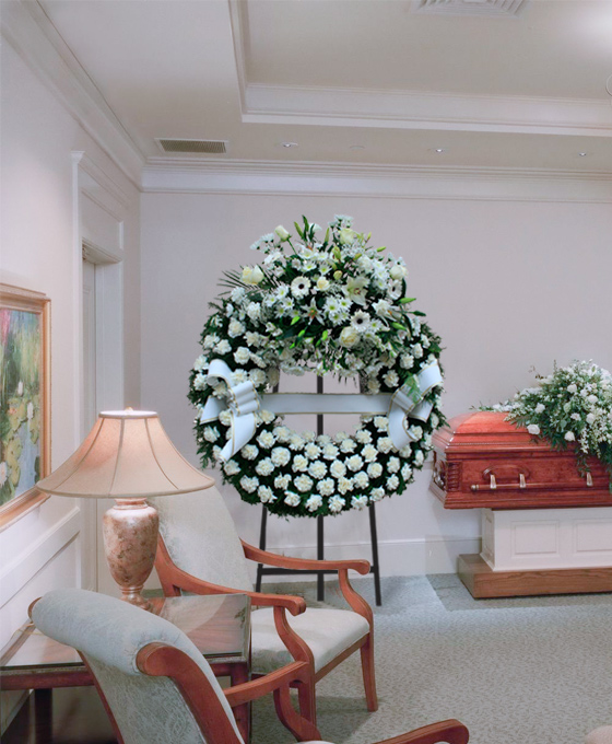 Corona funeraria para Leganés
