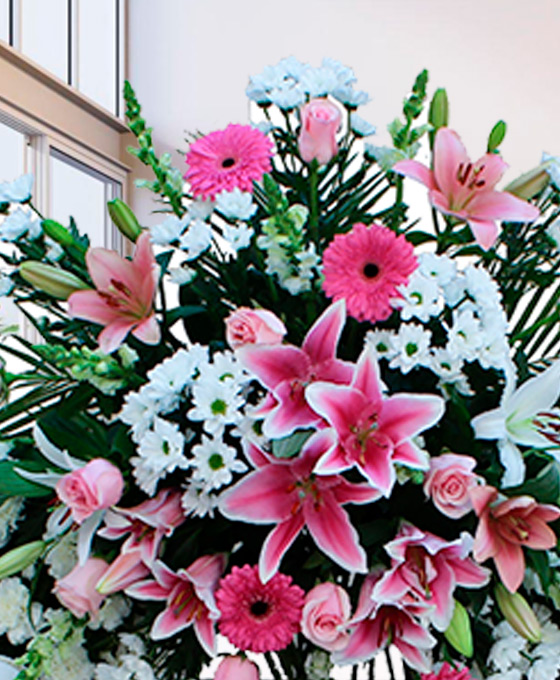 Flores para funeral a Leganés