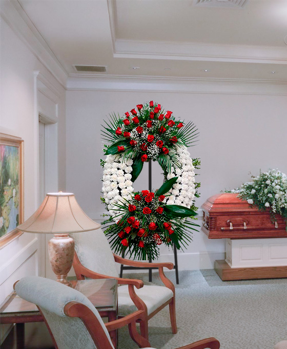 Corona funeraria para Leganés