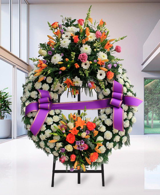 Arreglos florales para funeral para Leganés