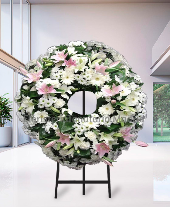 Flores para funeral para enviar a Leganés